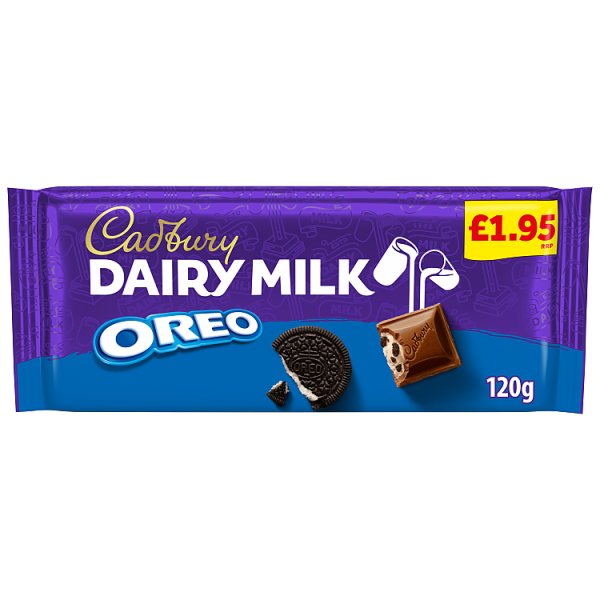 Cadbury Dairy Milk Oreo Chocolate Bar 120g