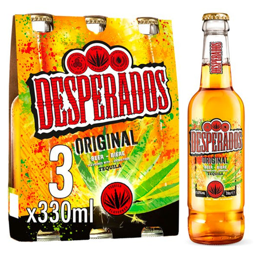 Desperados Tequila Flavoured Beer 3x330ml