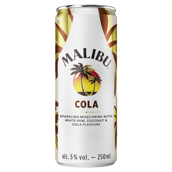 Malibu Coconut Rum & Cola 250ml