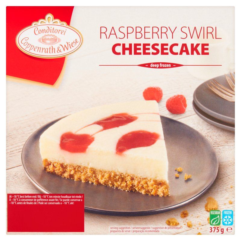 Coppenrath & Wiese Raspberry Swirl Cheesecake 375g