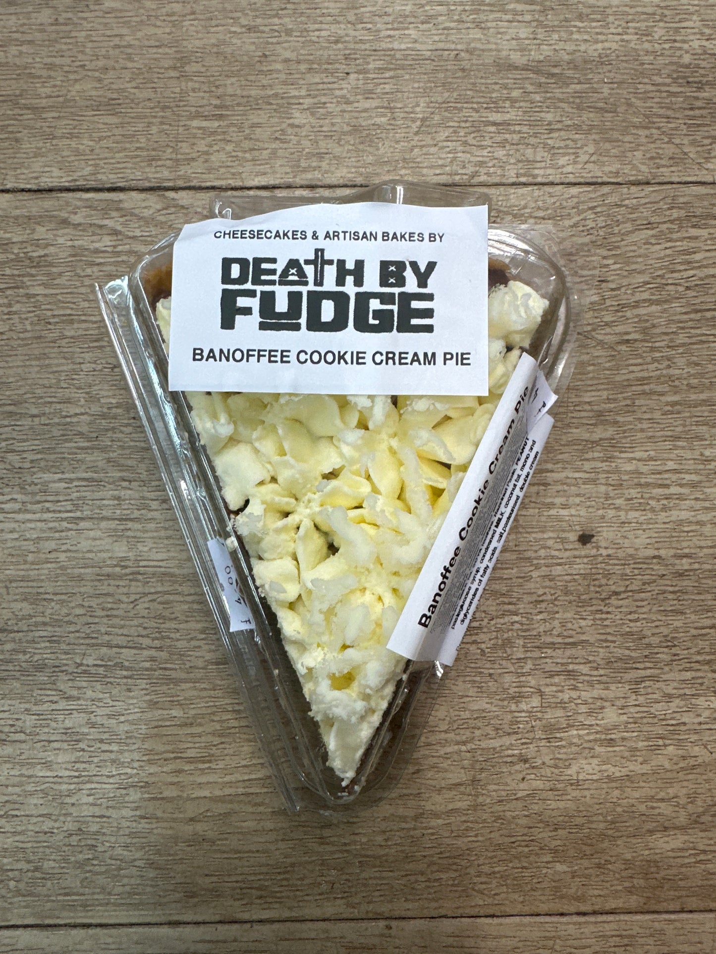 Death by Fudge Cookie Cream Pie