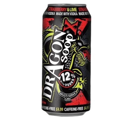 Dragon Soop X Strawberry & Lime 12% Vol 500ml