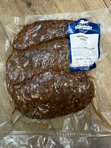 Clarkes Butchers Peppered Steak