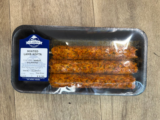 Clarkes Butchers Minted Lamb Kofta Kebab