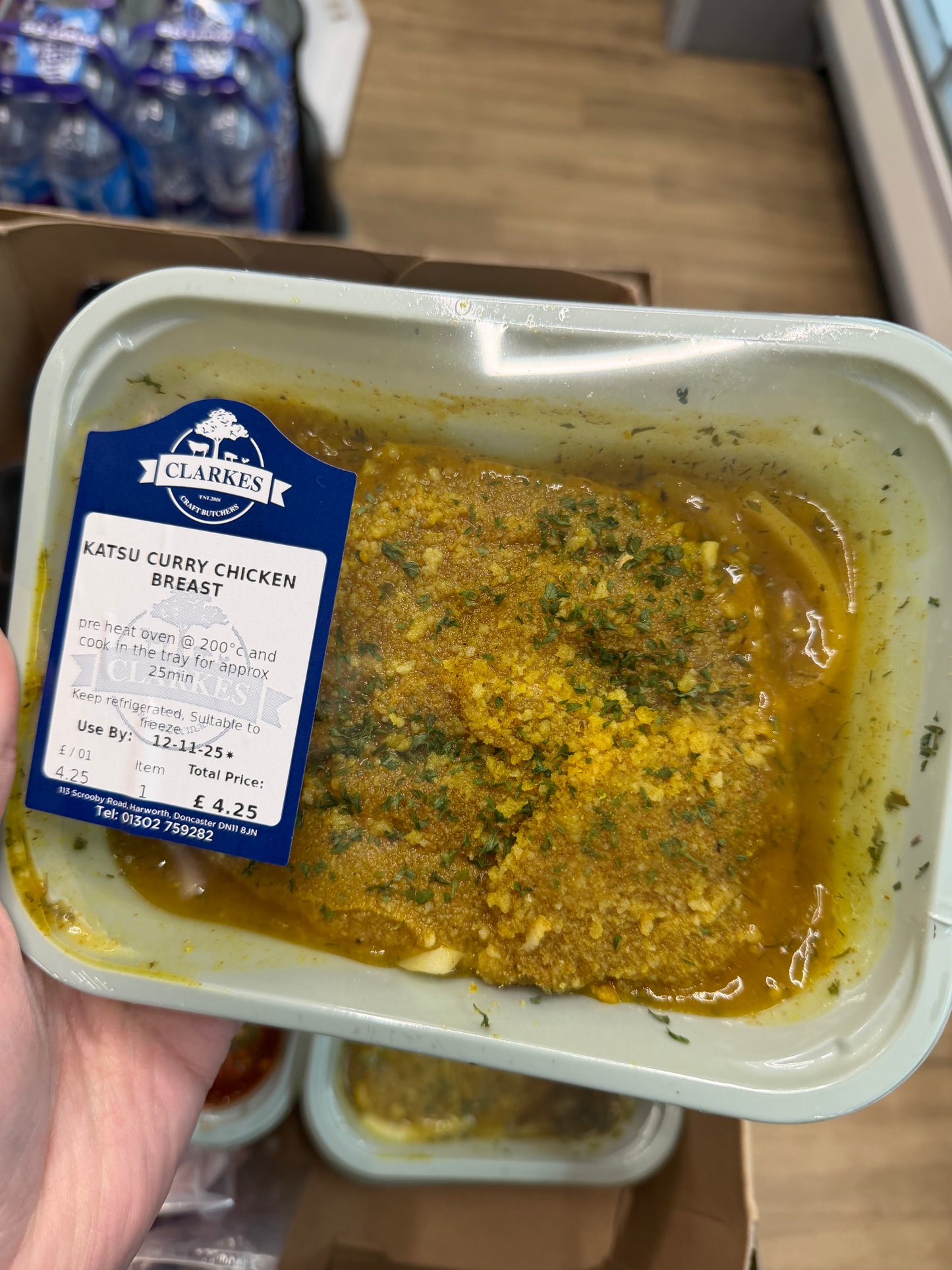 Clarkes Butchers Katsu Curry Chicken breast