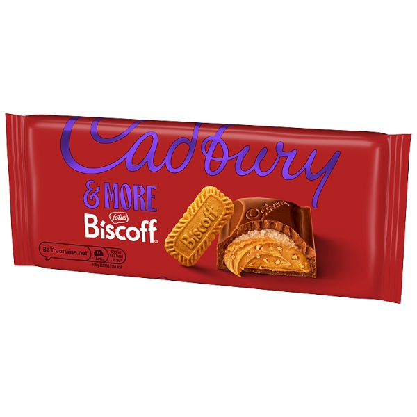 Cadbury & More Biscoff Chocolate Bar 195g
