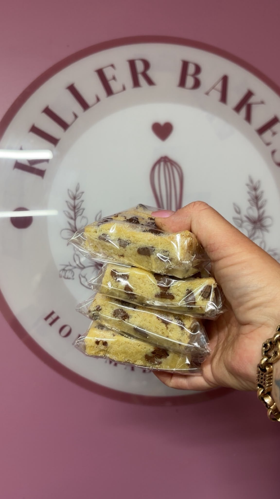 Killer Bakes Chocolate Chip Shortbread