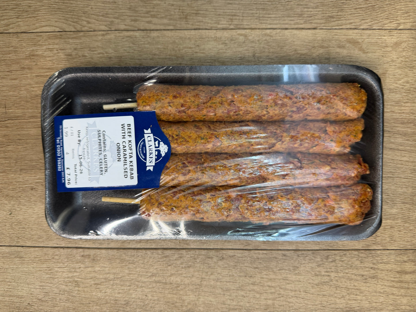 Clarkes Butchers Beef Kofta Kebabs
