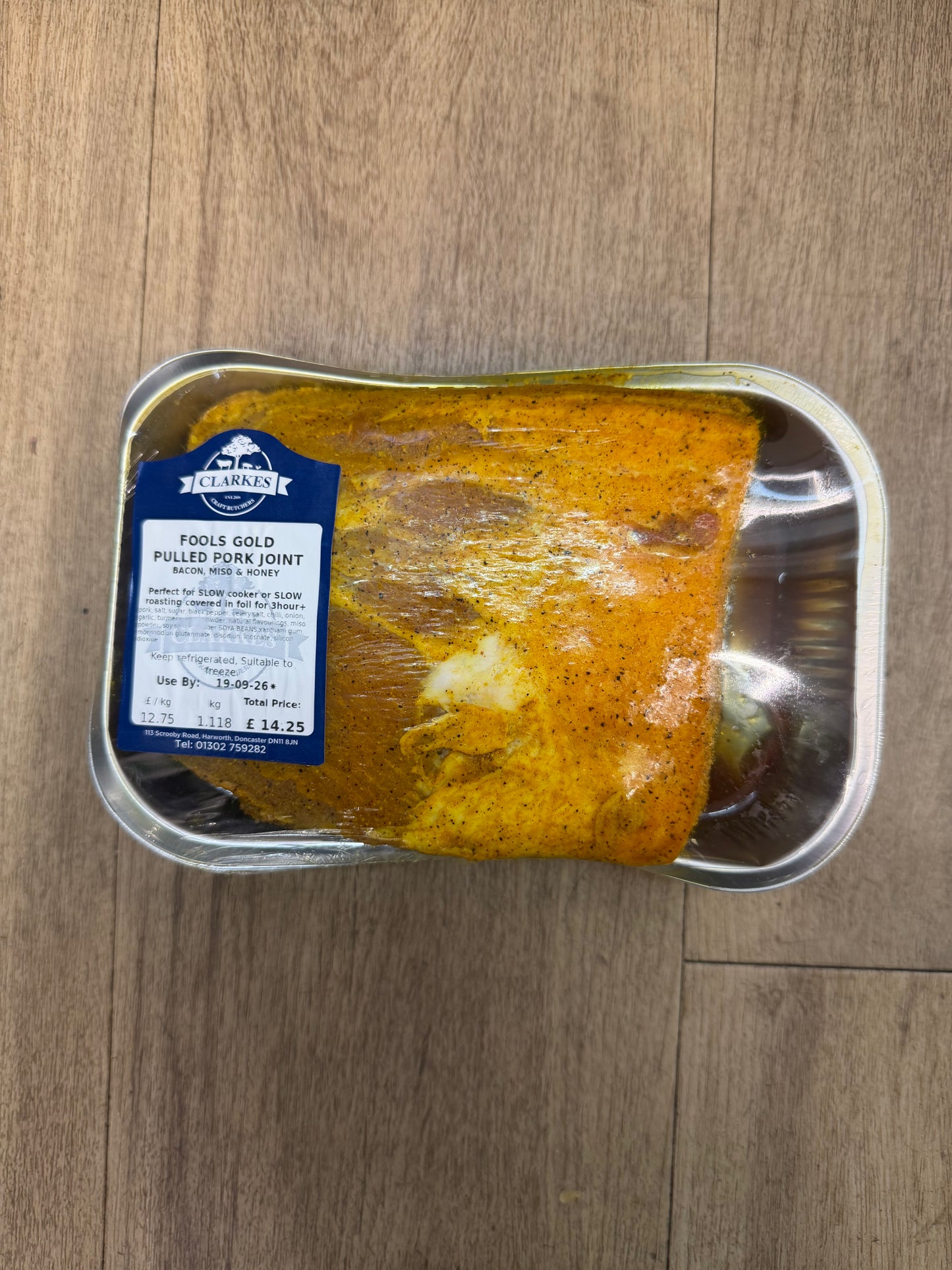 Clarkes Butchers Fools Gold Pulled Pork Joint