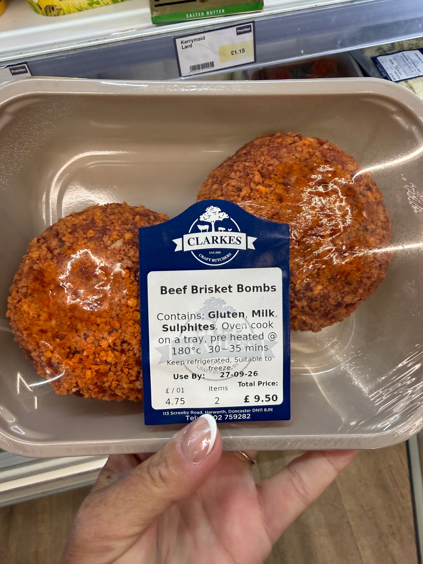 Clarkes Butchers Beef Brisket Bombs