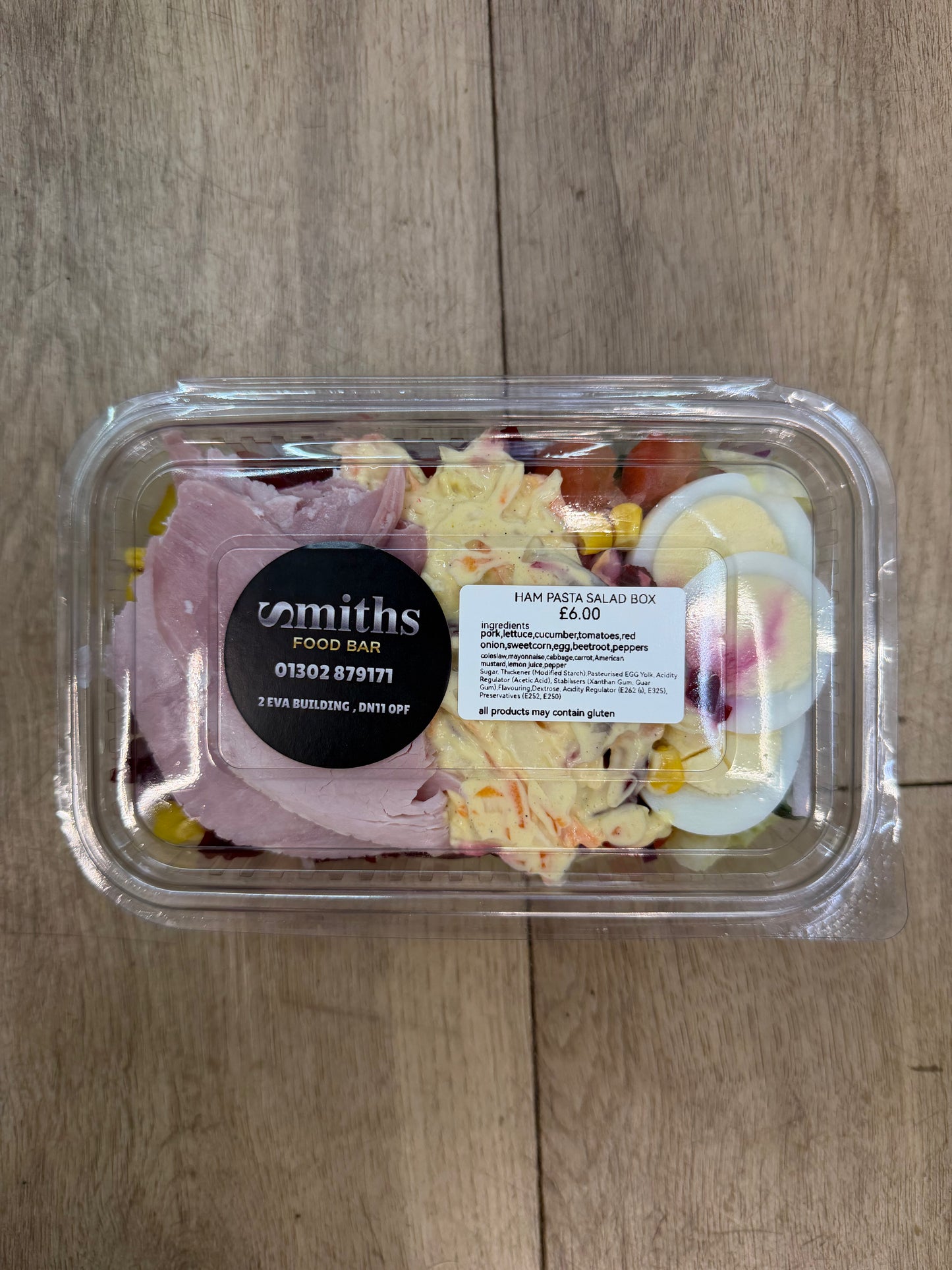 Smiths Food Bar Ham Pasta Salad Box