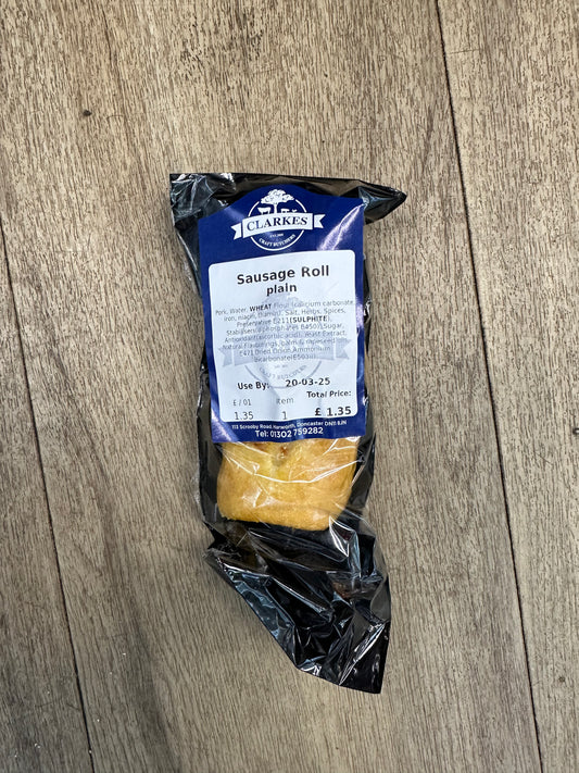 Clarkes Butchers Plain Sausage Roll