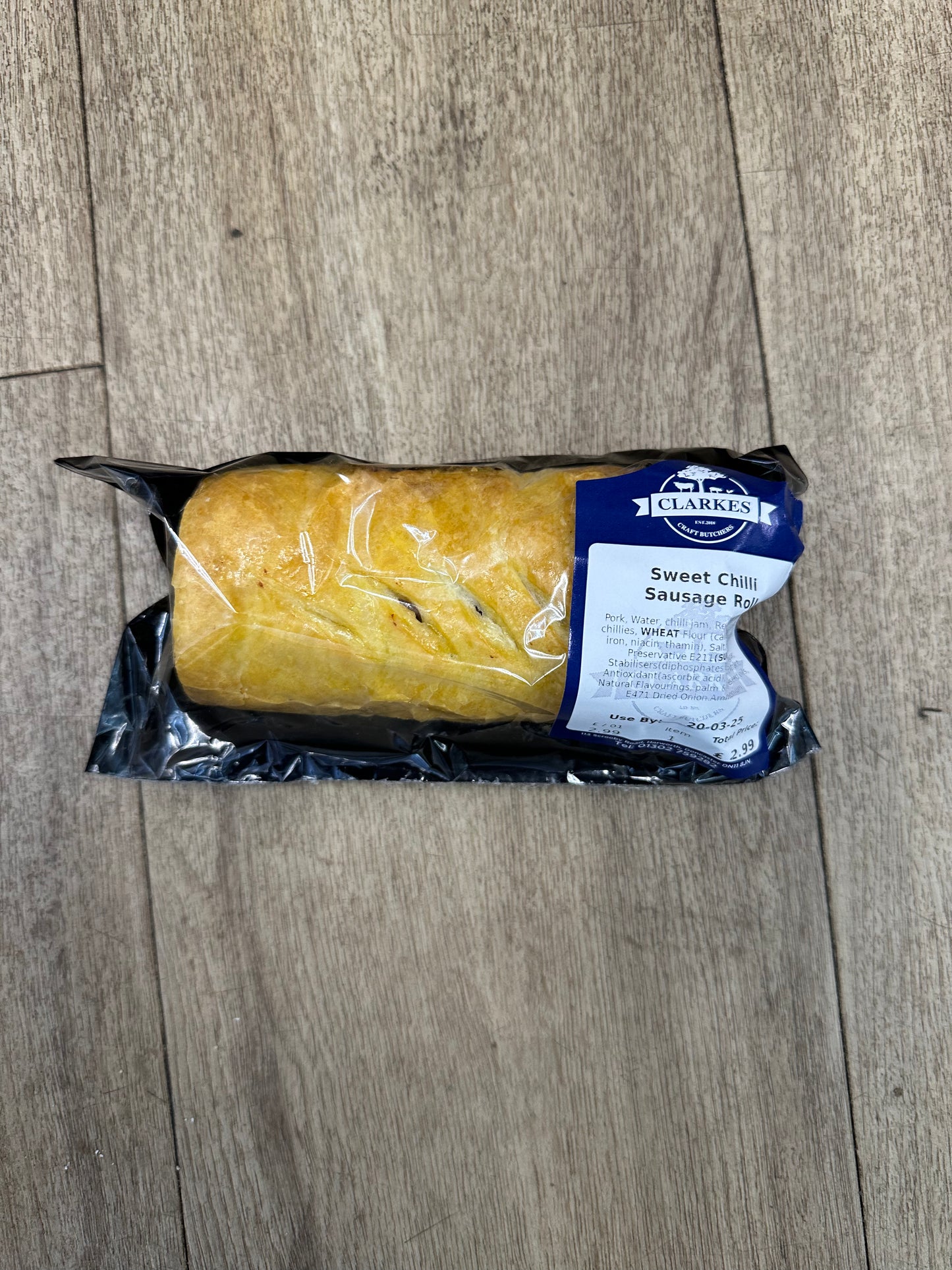 Clarkes Butchers Sweet Chilli Sausage Roll