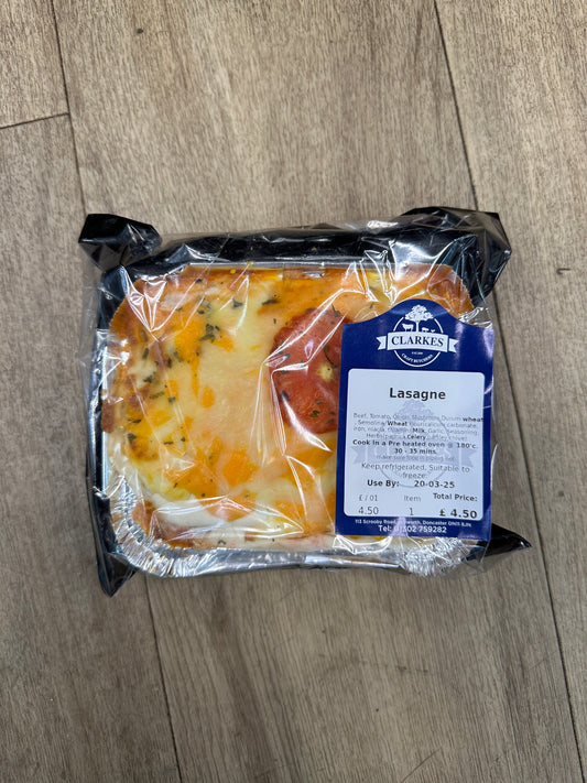 Clarkes Butchers Lasagne