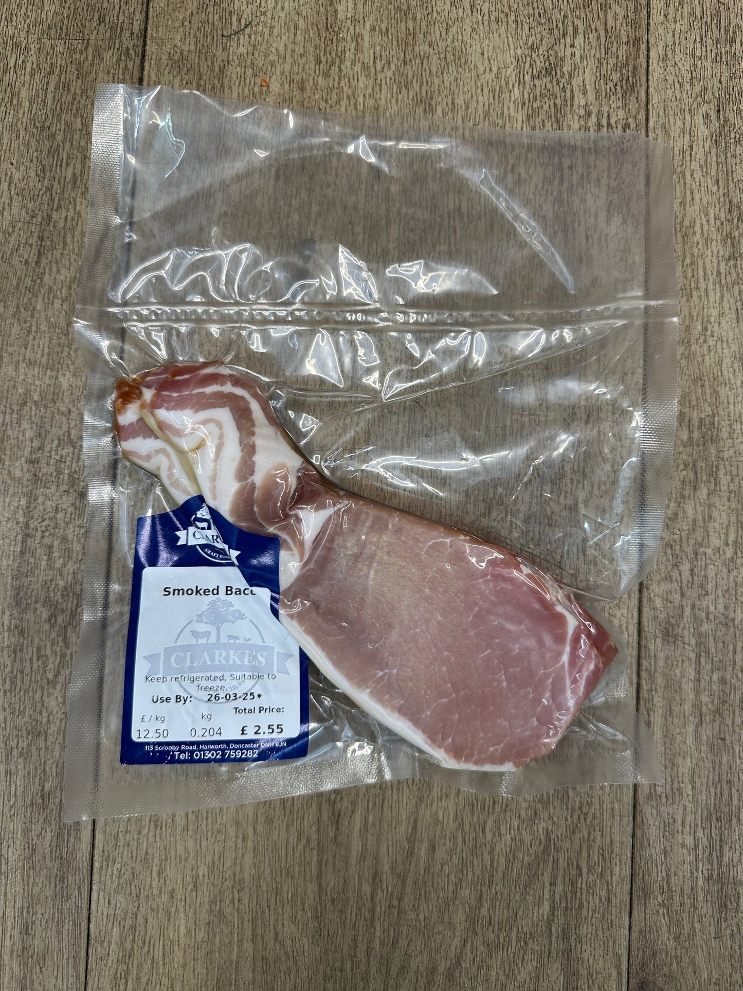 Clarkes Butchers Smoked Bacon