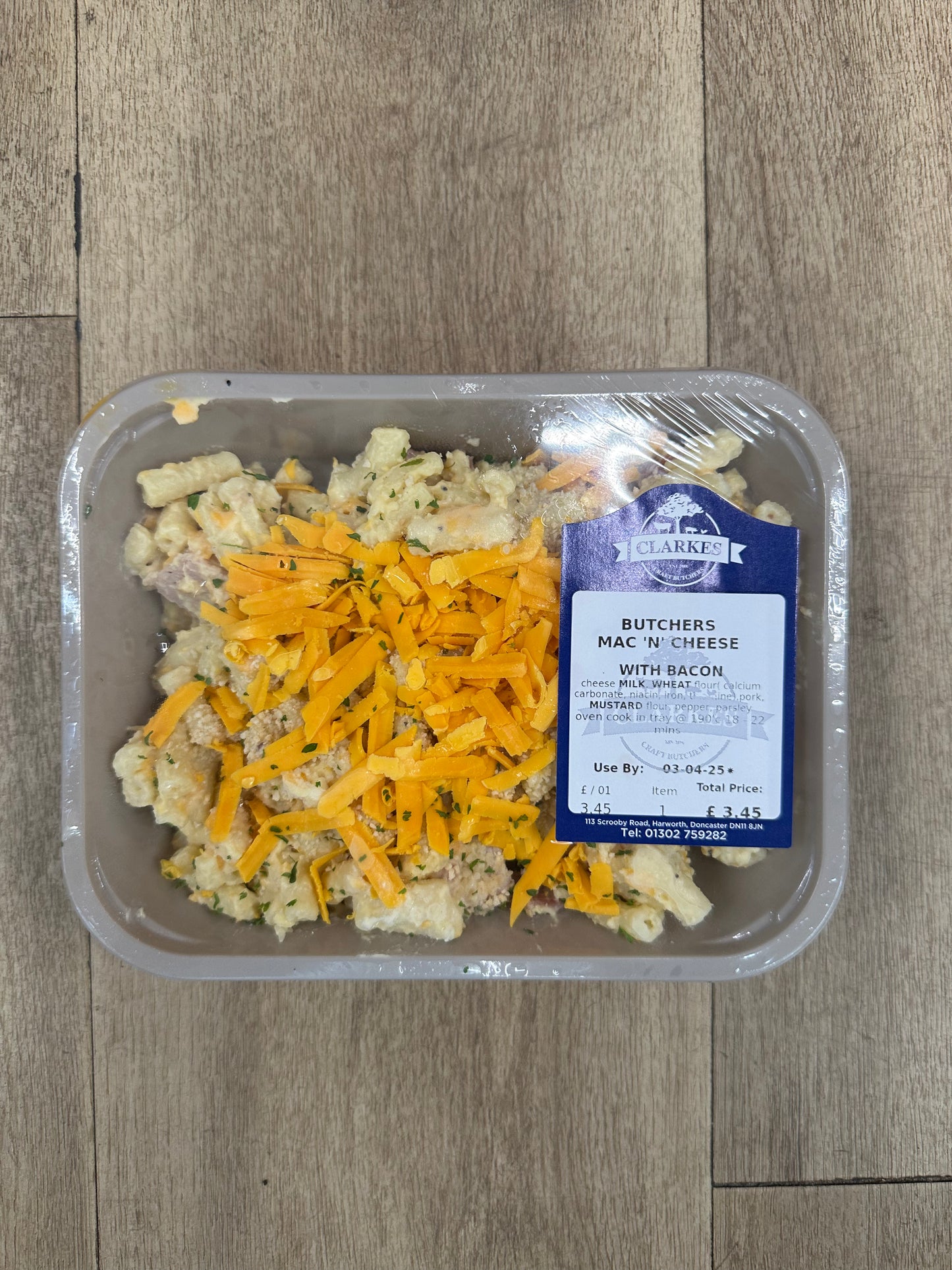 Clarkes Butchers Mac 'n' Cheese with Bacon