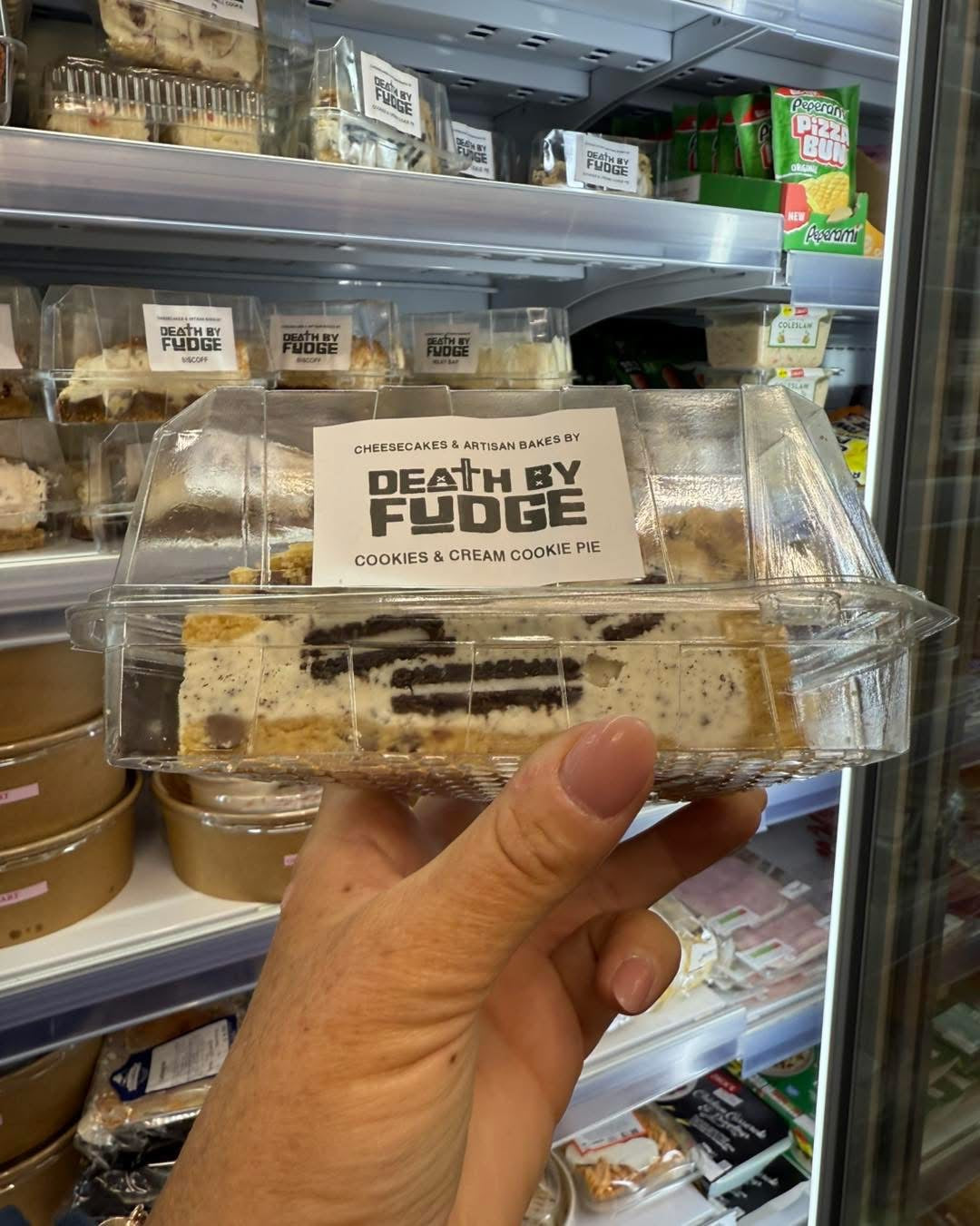 Death by Fudge Cookie Pie