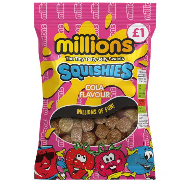 Millions Squishies Fizzy Cola 100g