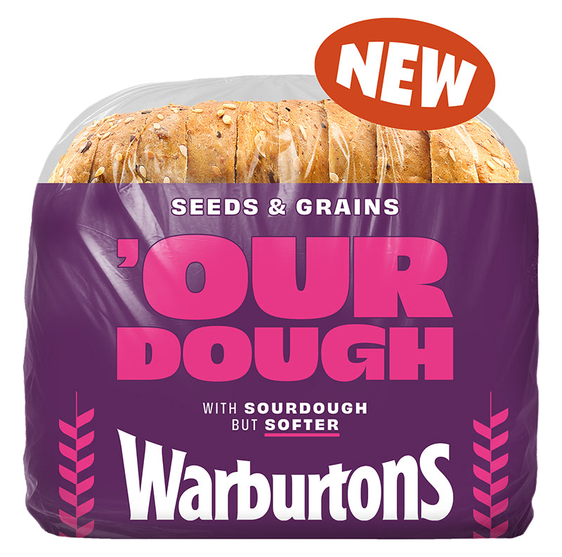 Warburtons "OurDough" 400g Seeds & Grains with Sourdough