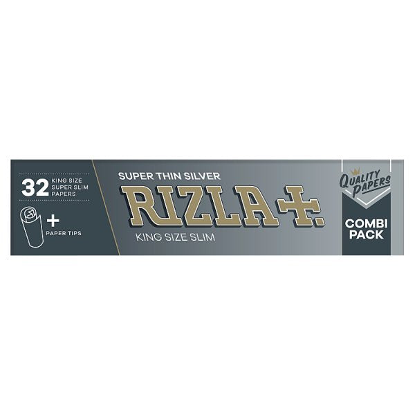 Rizla Silver King Size Slim Combi 32