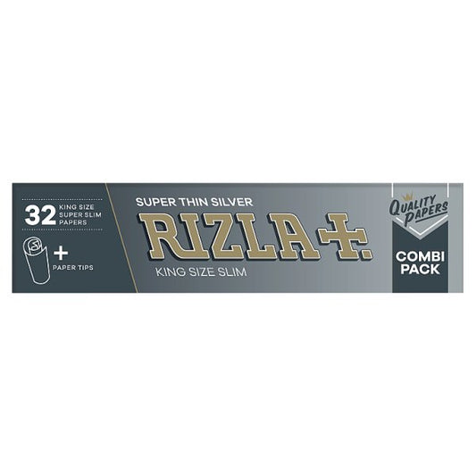 Rizla Silver King Size Slim Combi 32