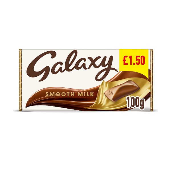 Galaxy Smooth Caramel & Milk Chocolate Block Bar 135g