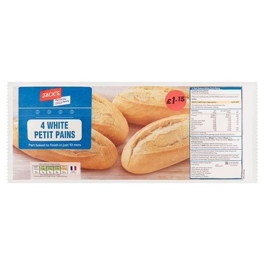 Jack's 4 White Petit Pains