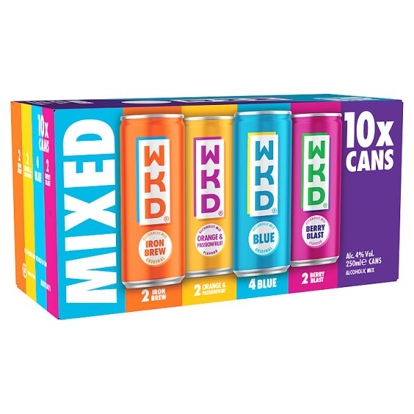 WKD Mixed 10x250ml