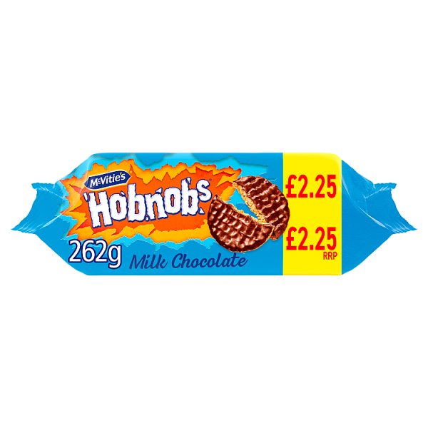 McVitie's Milk Chocolate Hobnobs Biscuits 262g