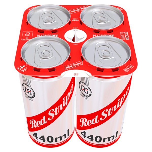 Red Stripe Jamaican Beer 4x440ml