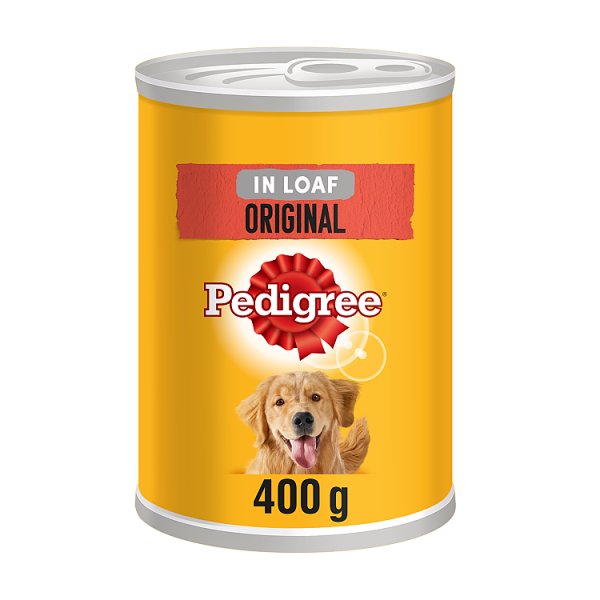 Pedigree Adult Wet Dog Food Tin Original in Loaf 400g