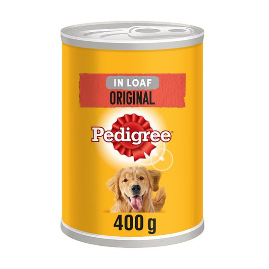 Pedigree Adult Wet Dog Food Tin Original in Loaf 400g