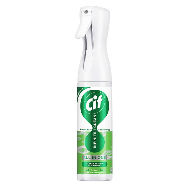 Cif Infinite Clean All in One Cleaner Spray Lime & Lemongrass 250ml