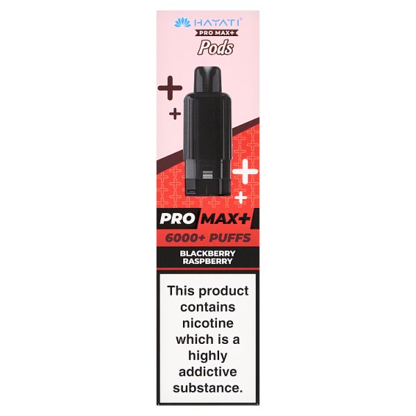 Hayati Pro Max+ Pod Blackberry Raspberry 6k (Refill)