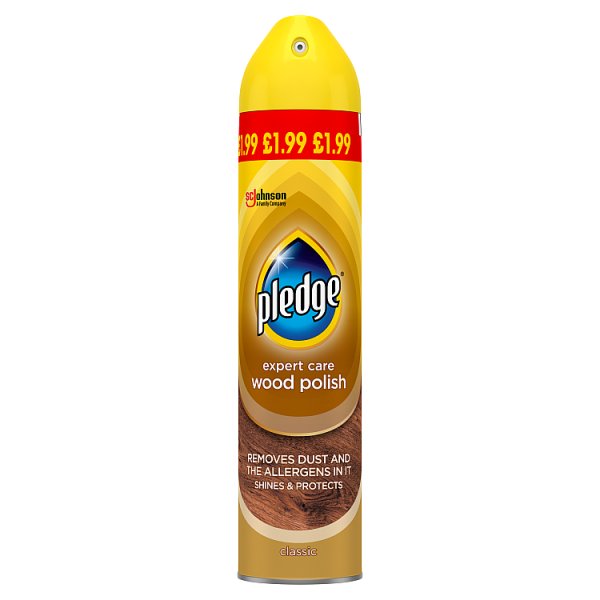 Pledge Wood Polish Aerosol 250ml