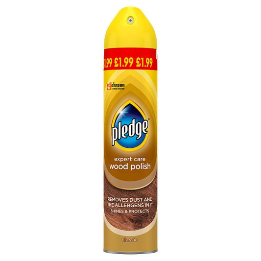 Pledge Wood Polish Aerosol 250ml
