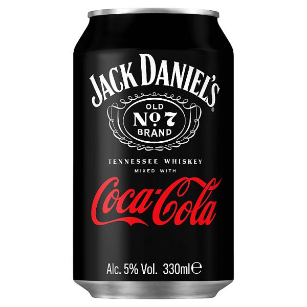 Jack Daniel's Whiskey Mixed with Coca-Cola 330ml