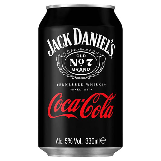 Jack Daniel's Whiskey Mixed with Coca-Cola 330ml