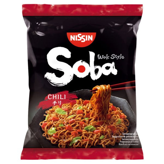 Nissin Soba Chilli Instant Wok Style Noodles 111g