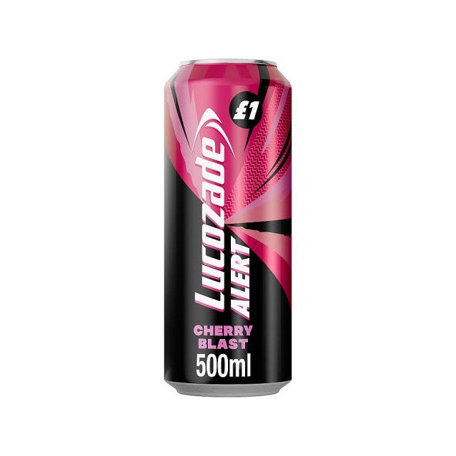 Lucozade Alert Cherry Blast Energy Drink 500ml