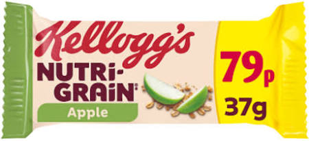 Kellogg's Nutri-grain Apple Snack Bar 37g