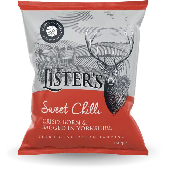 Listers Sweet Chilli Crisps 150g