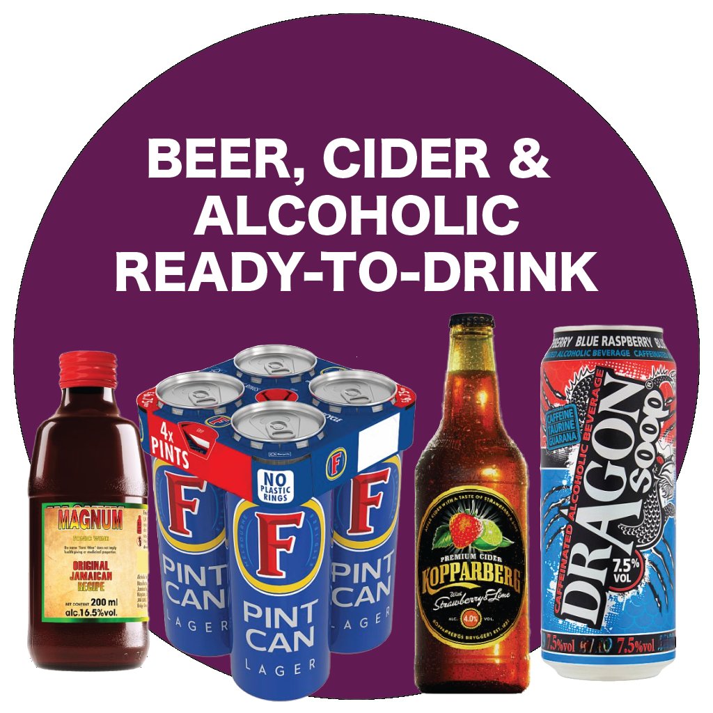 Beer, Cider & Alcoholic Ready-to-Drink