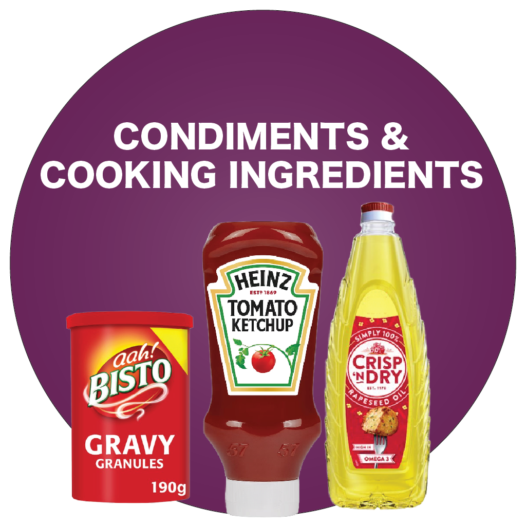 Condiments & Cooking ingredients