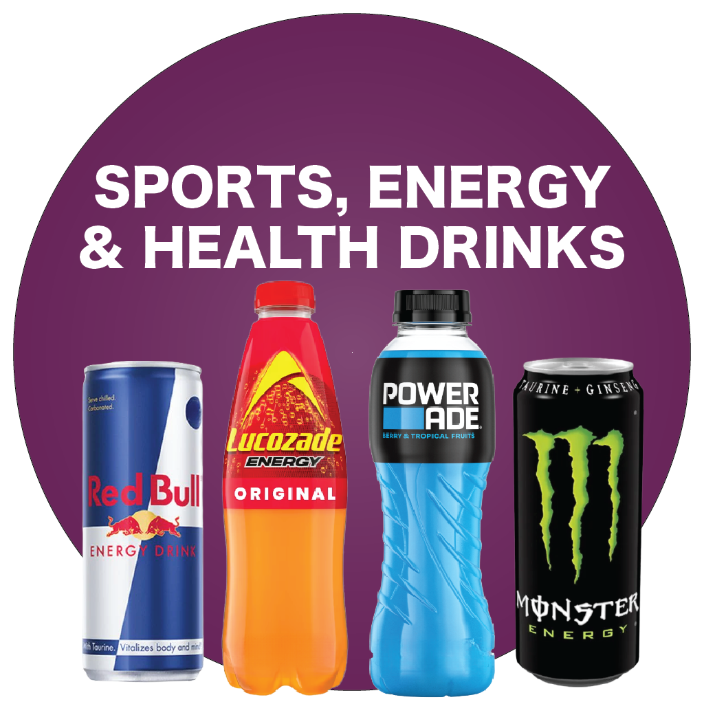 Sports, Energy & Health Drinks