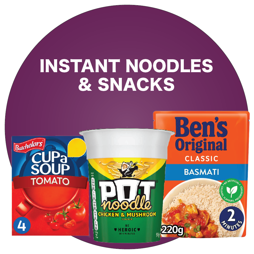 Instant Noodles & Snacks