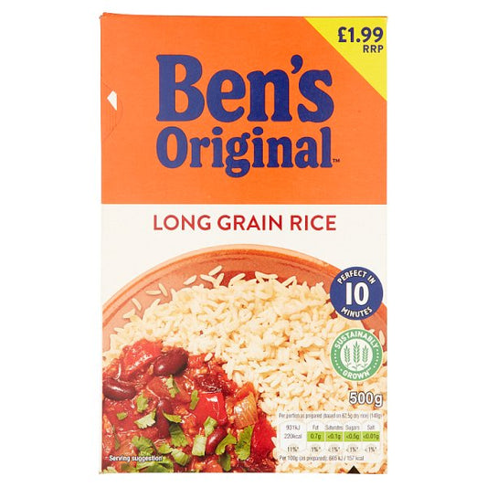 Ben's Original Long Grain Rice 500g