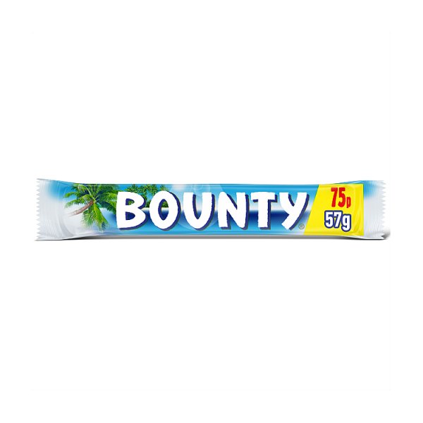 Bounty Coconut & Milk Chocolate Snack Bar Duo 57g