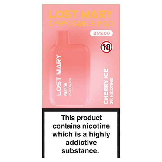 Lost Mary Disposable Pod BM600 Cherry Ice