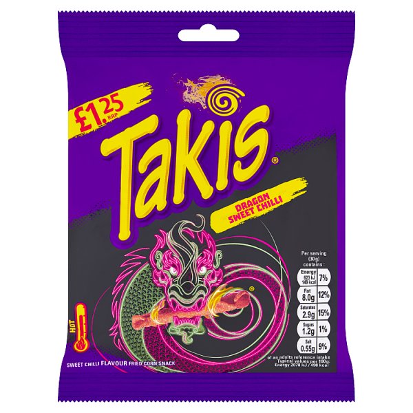 Takis Dragon Sweet Chilli 55g